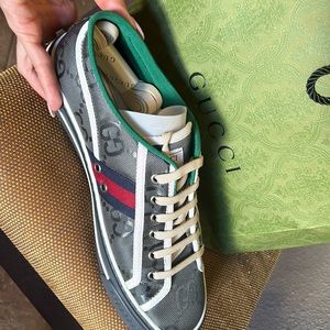 Brand New 1977 Grey Gucci Tennis